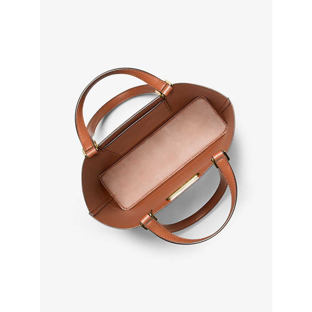 Michael Kors Braune Ledertasche