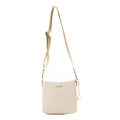 Michael Kors Beige Canvas Umhängetasche
