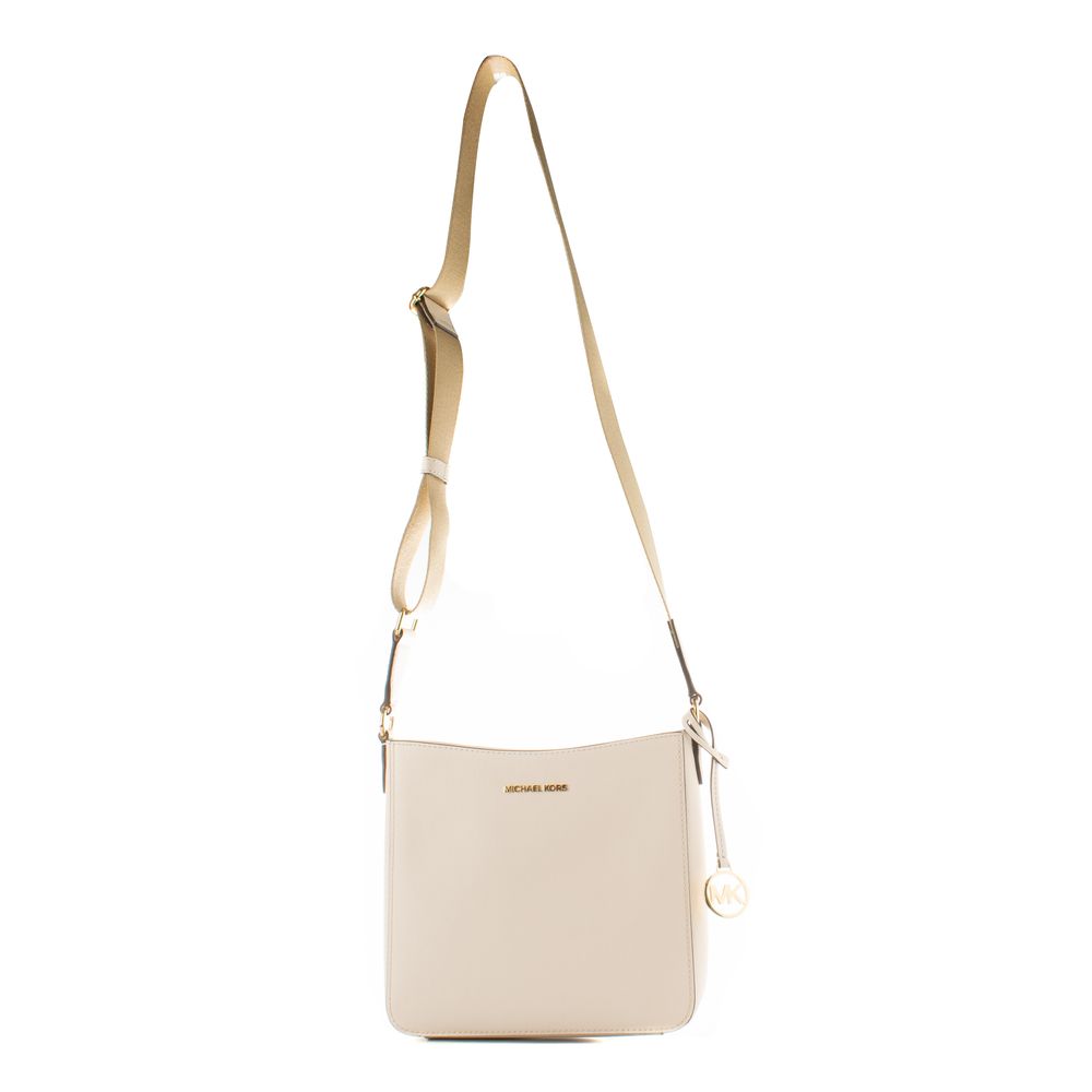 Michael Kors Beige Canvas Umhängetasche