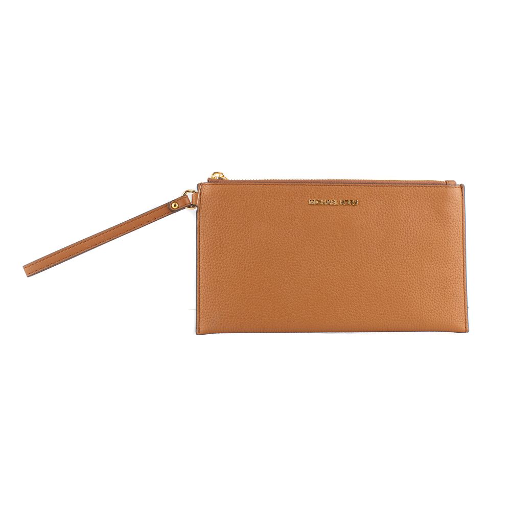 Michael Kors Braune Leder Clutch Bag