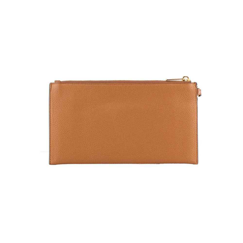 Michael Kors Braune Leder Clutch Bag