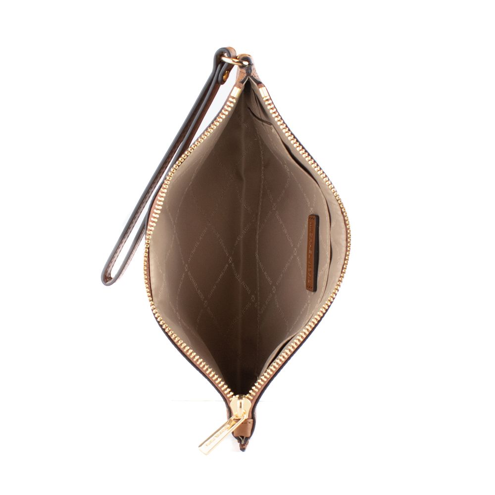 Michael Kors Braune Leder Clutch Bag