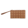 Michael Kors Schwarze Leder-Clutch