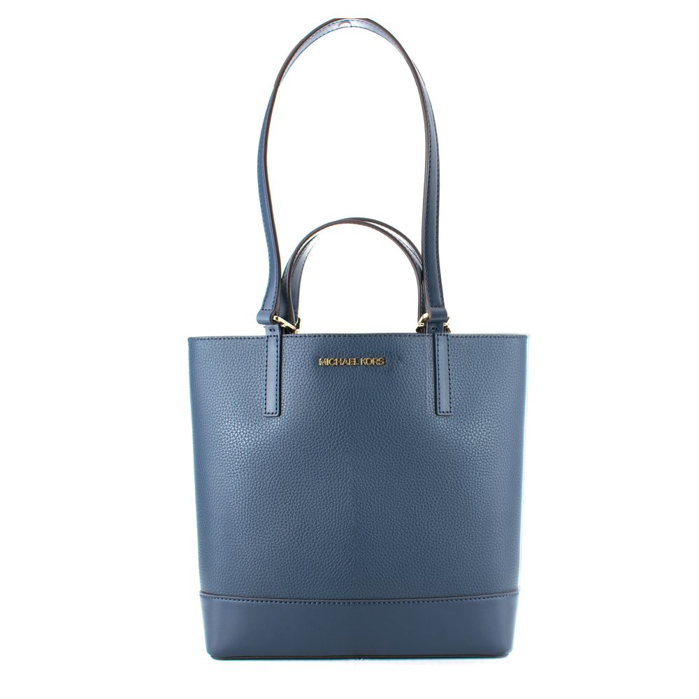 Michael Kors Blaue Ledertasche