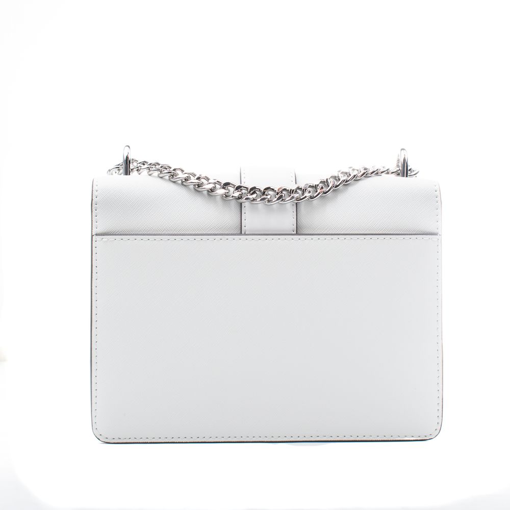 Michael Kors Weiße Leder Umhängetasche