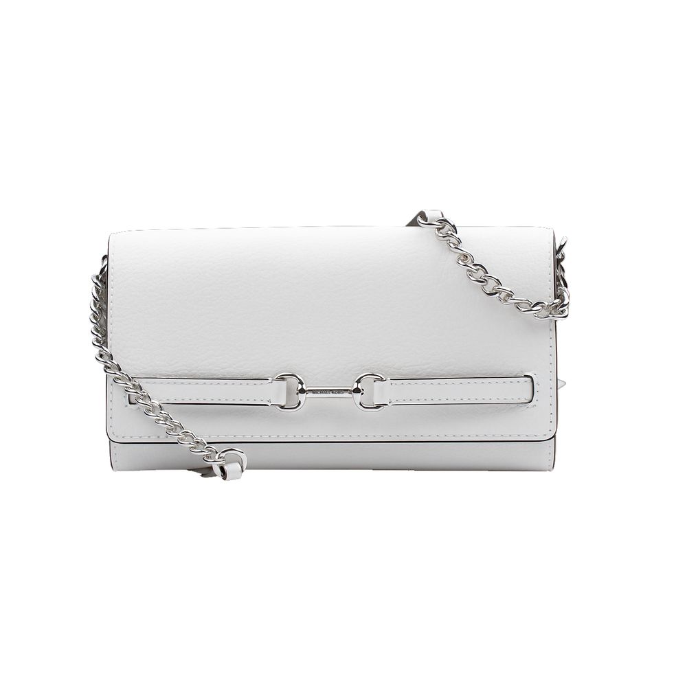 Michael Kors Weiße Leder Crossbody-Tasche