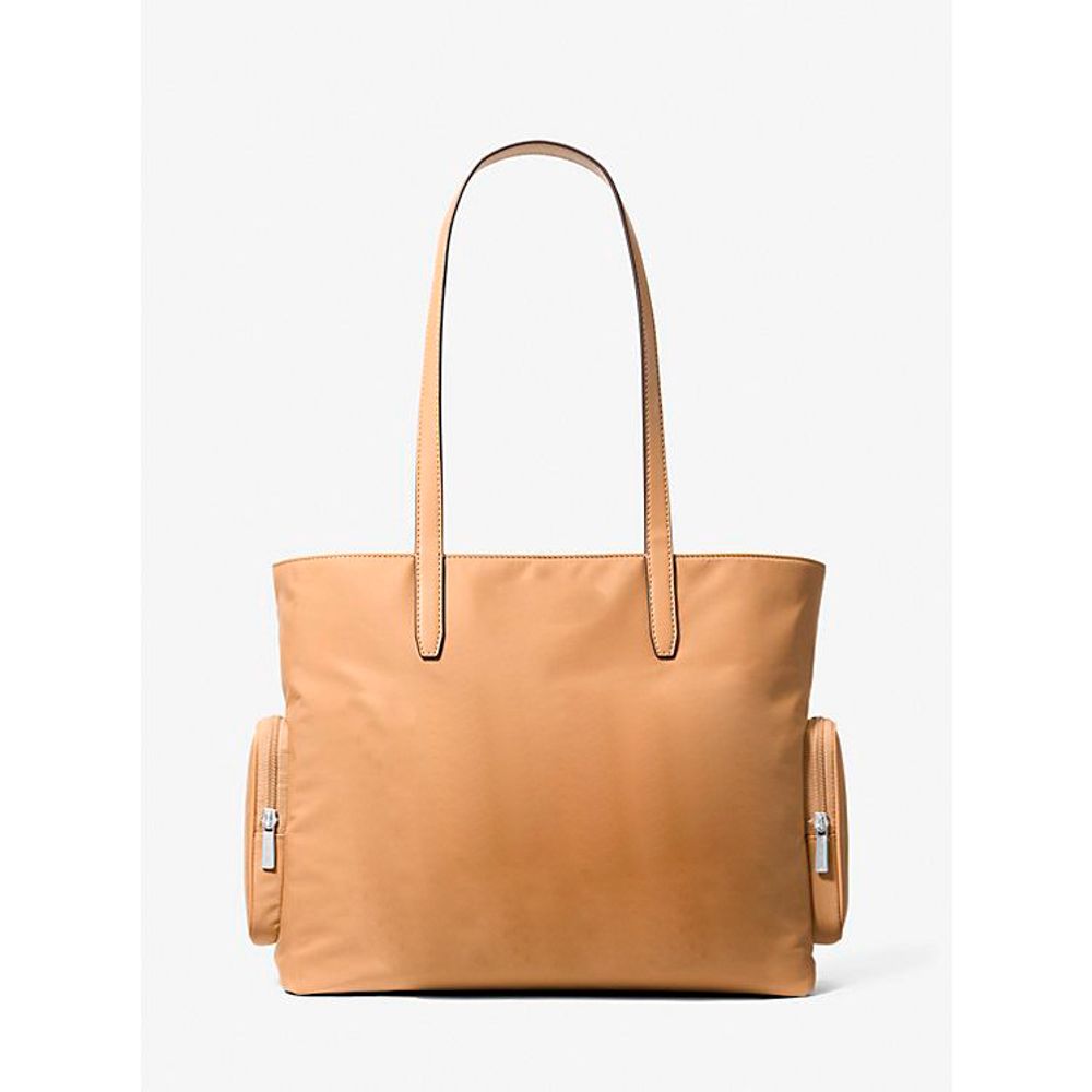 Michael Kors Braune Nylon-Tragetasche