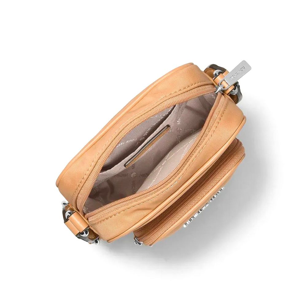 Michael Kors Braune Crossbody-Tasche aus Nylon