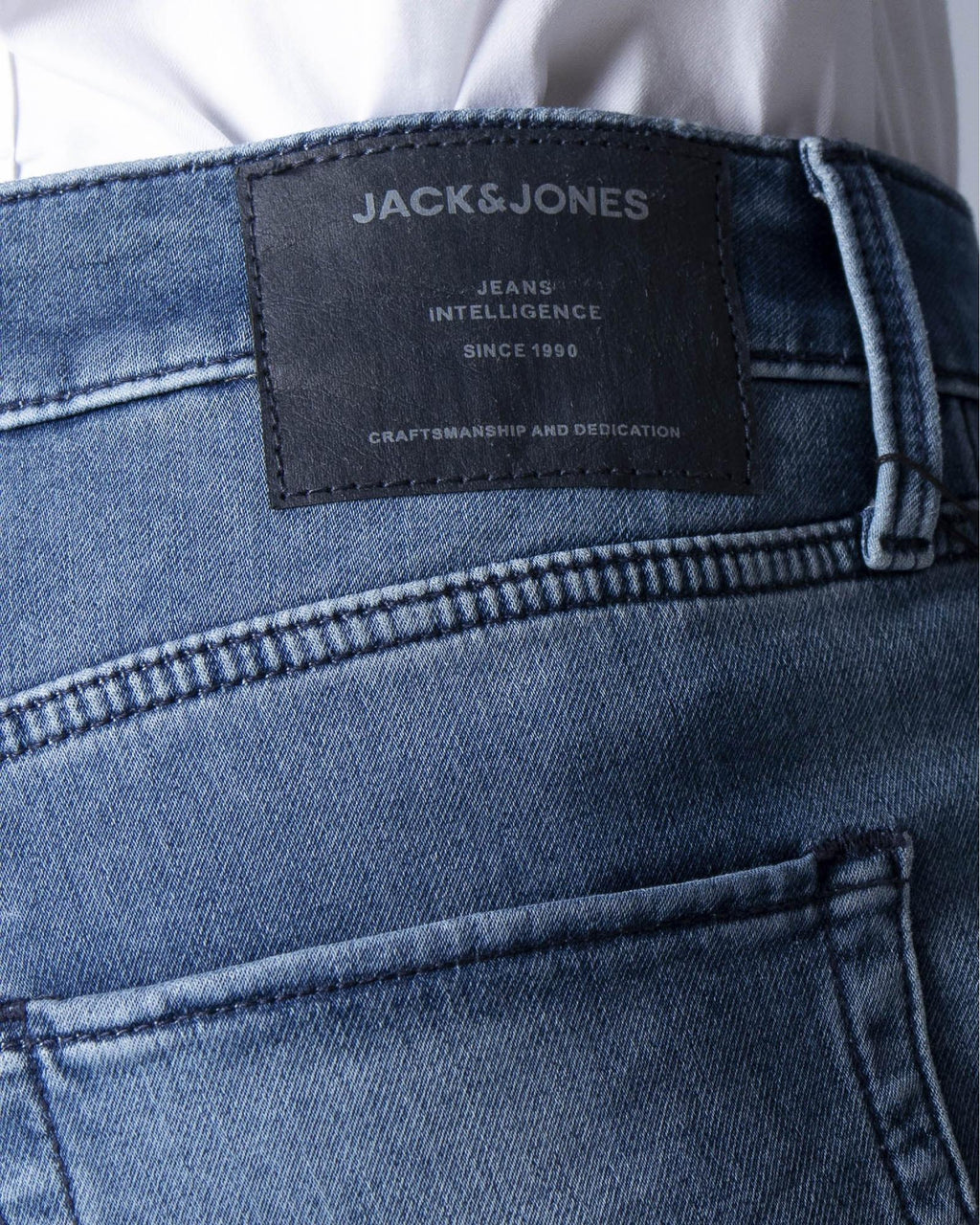Jack & Jones Blaue Jeans-Shorts