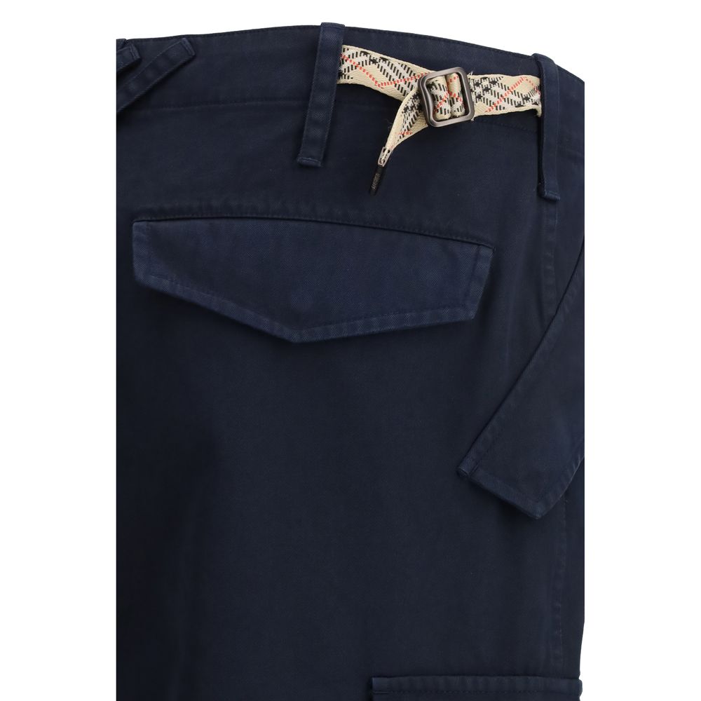 Burberry Zweifarbige Cargohose aus Baumwolle