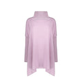 Herno Lila Wickelwolle-Poncho