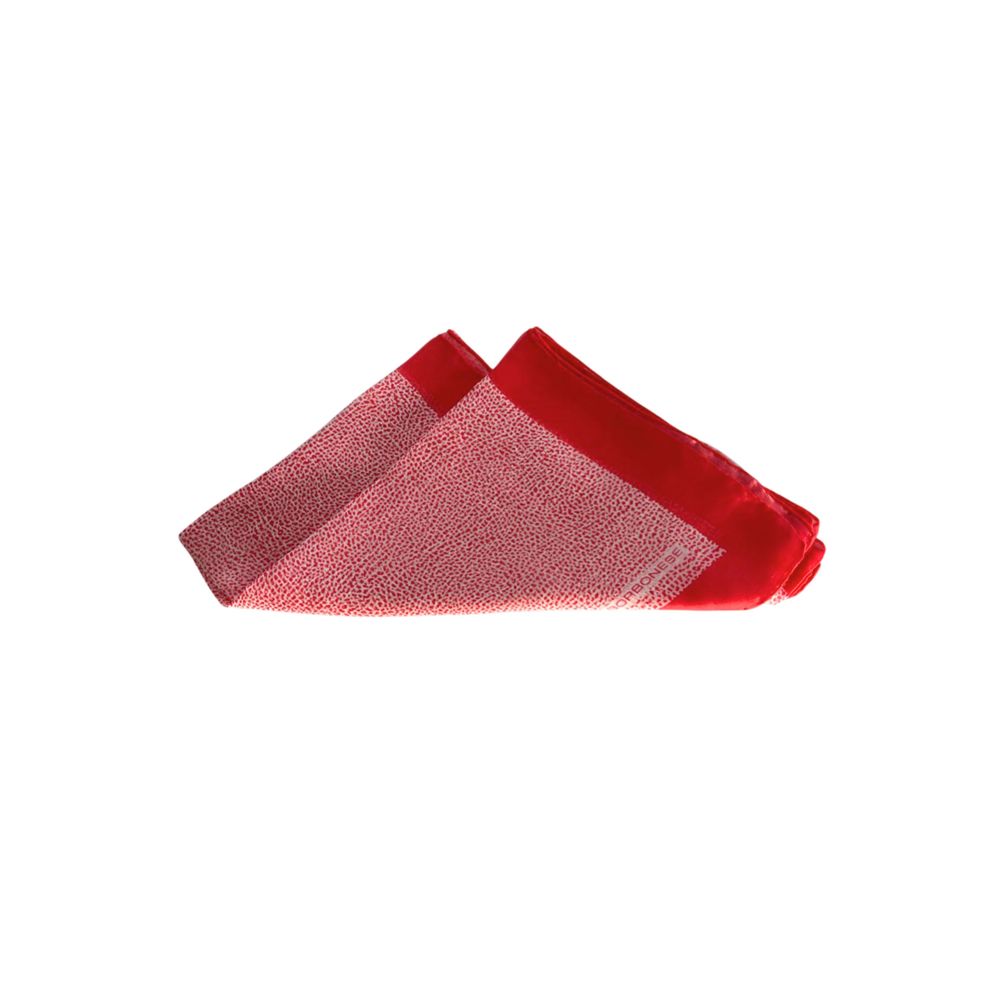 Borbonese Roter Seidenschal für Damen
