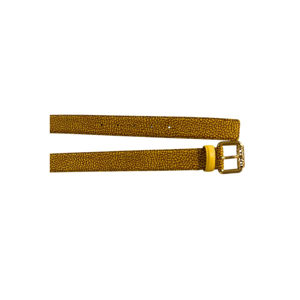 Borbonese Damen-Gürtel aus gelbem Leder