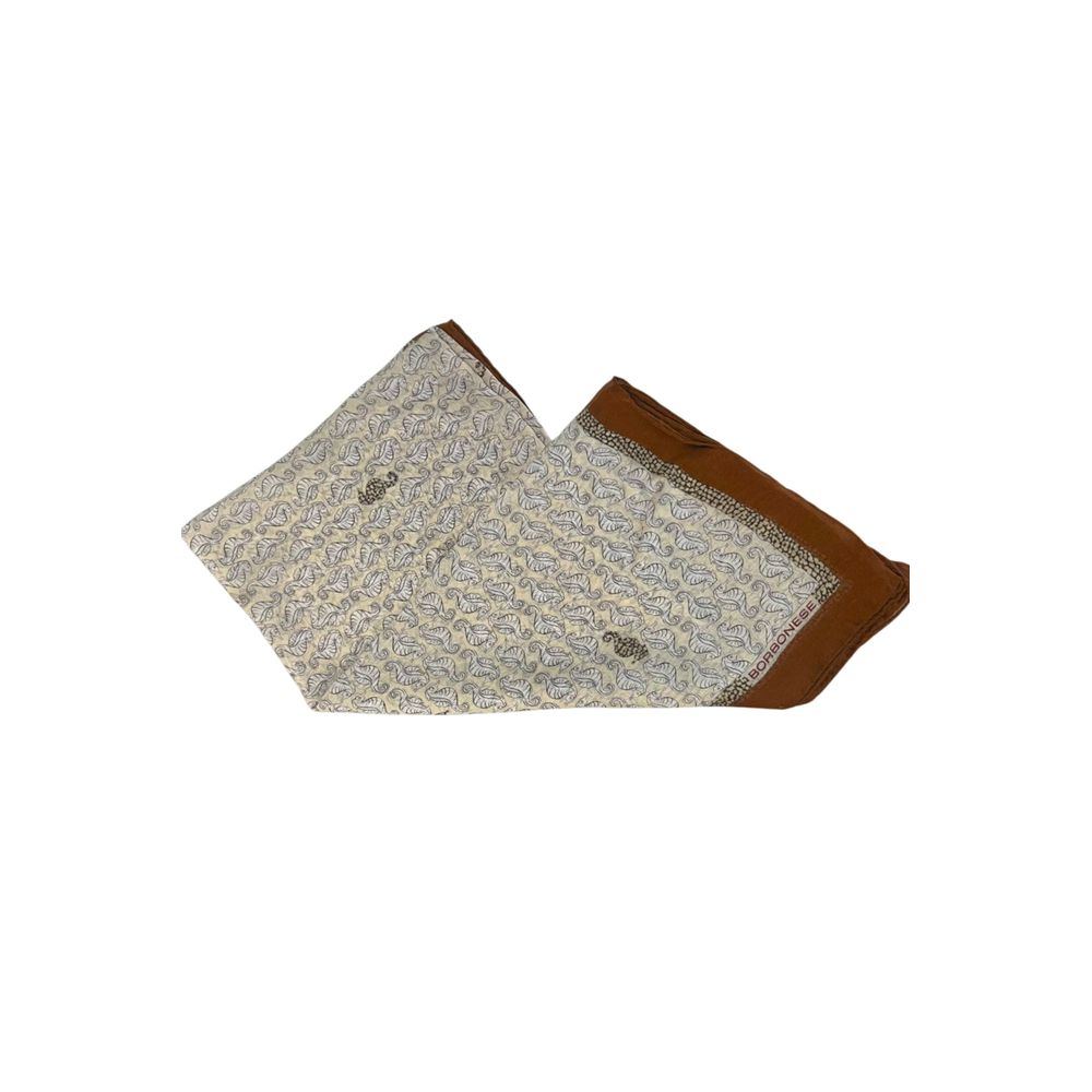 Borbonese Women's Brown Silk Scarf