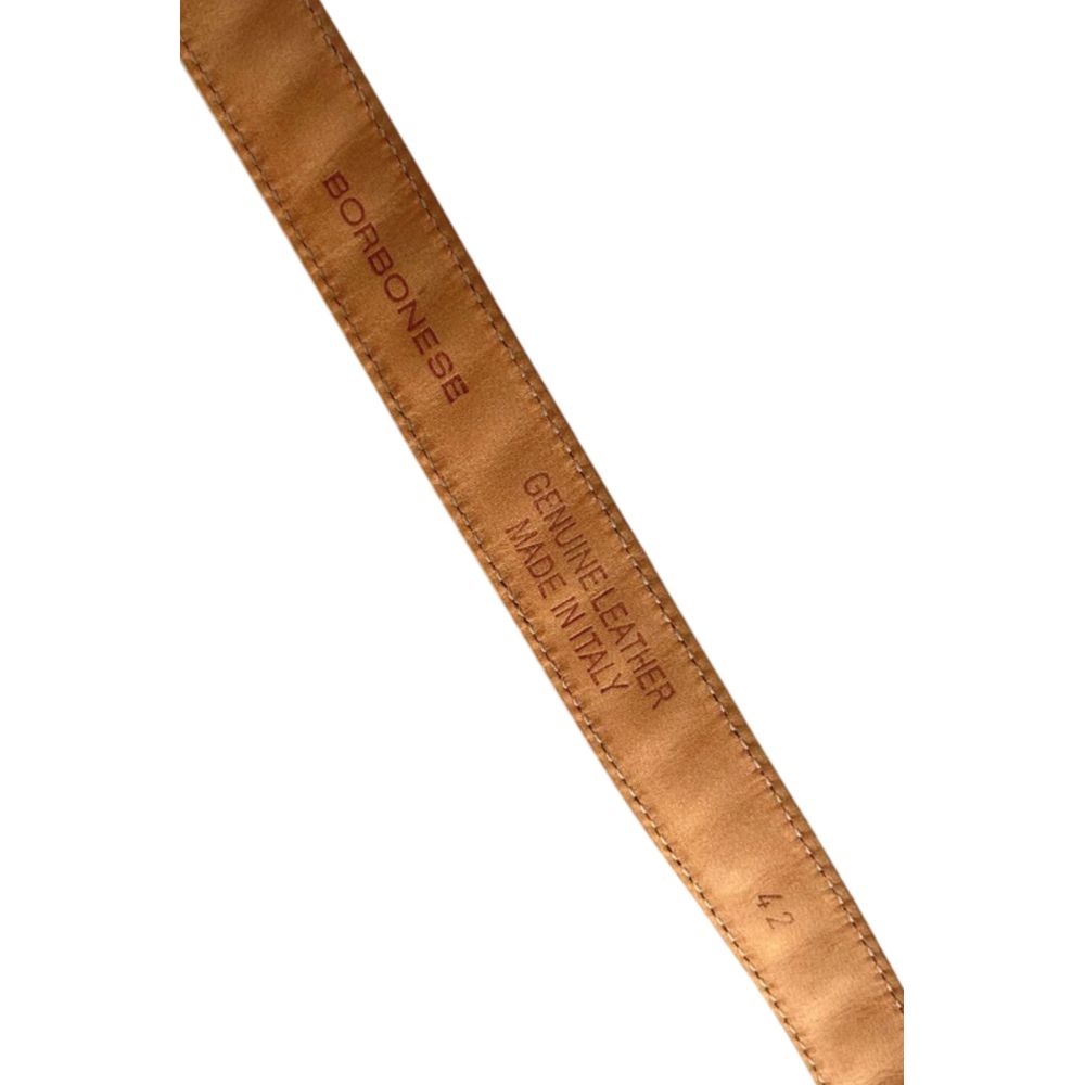 Borbonese Women's White Leather Belt