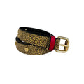 Borbonese Women's Beige Polyvinyl Belt