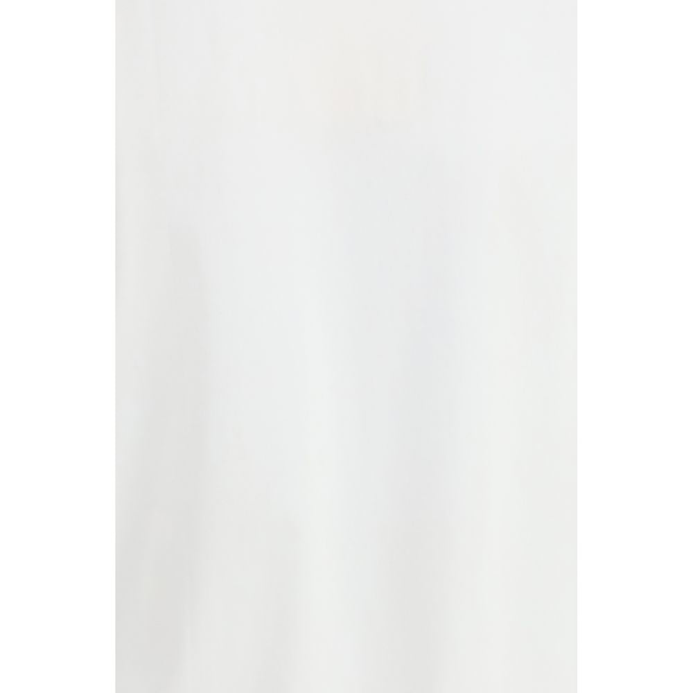 Loulou De Saison Weißes Baumwoll-T-Shirt