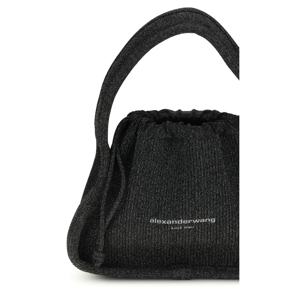 Alexander Wang Schwarze Handtasche aus Polyester
