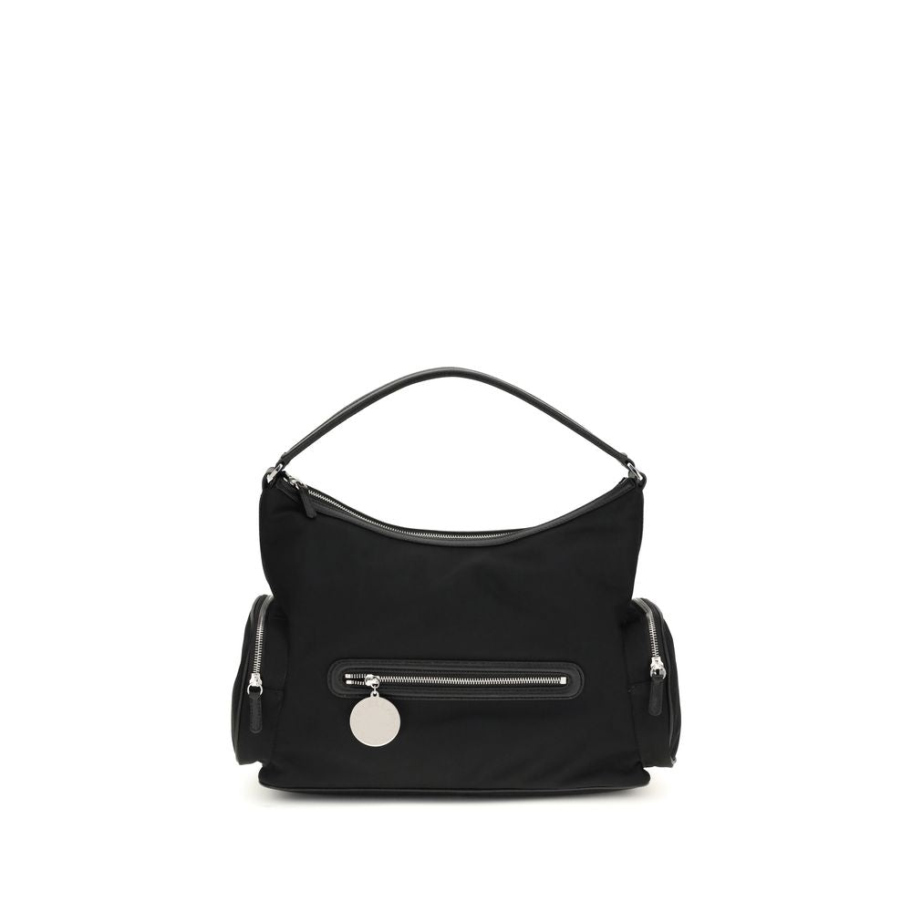 Stella McCartney Schwarze Schultertasche aus Nylon