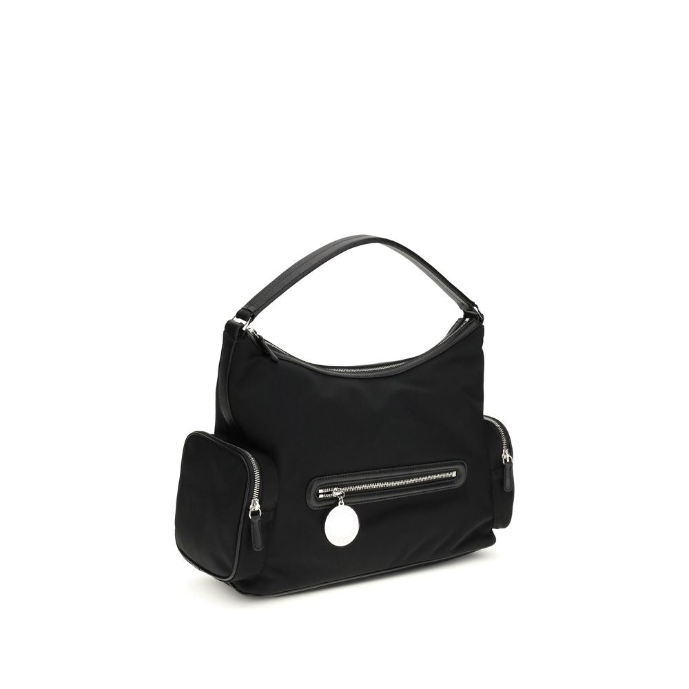 Stella McCartney Schwarze Schultertasche aus Nylon