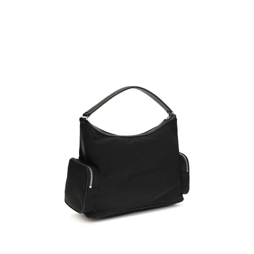 Stella McCartney Schwarze Schultertasche aus Nylon
