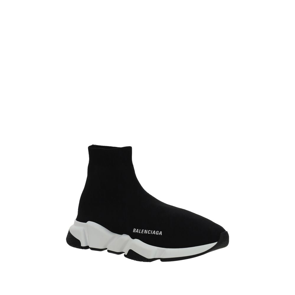 Balenciaga Schwarze Sneaker aus Elasthan im Athletic-Stil