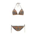 Burberry Brauner Bikini aus Polyamid