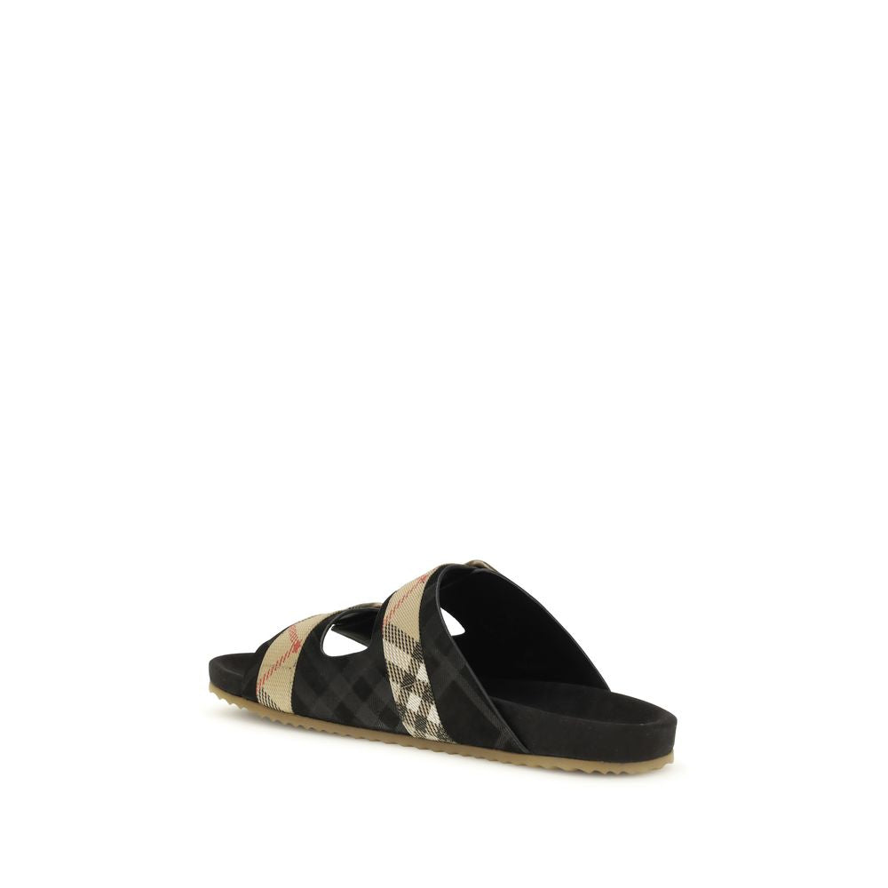 Burberry Mehrfarbige Gummisandalen
