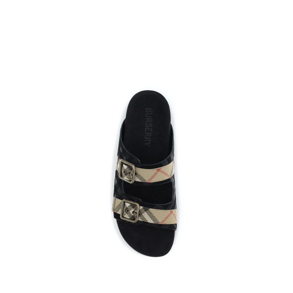 Burberry Mehrfarbige Gummisandalen