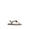Giuseppe Zanotti Braune Sandalen aus Edelstahl