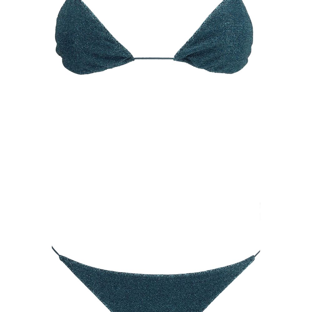 Oséree Blauer Elastan-Bikini