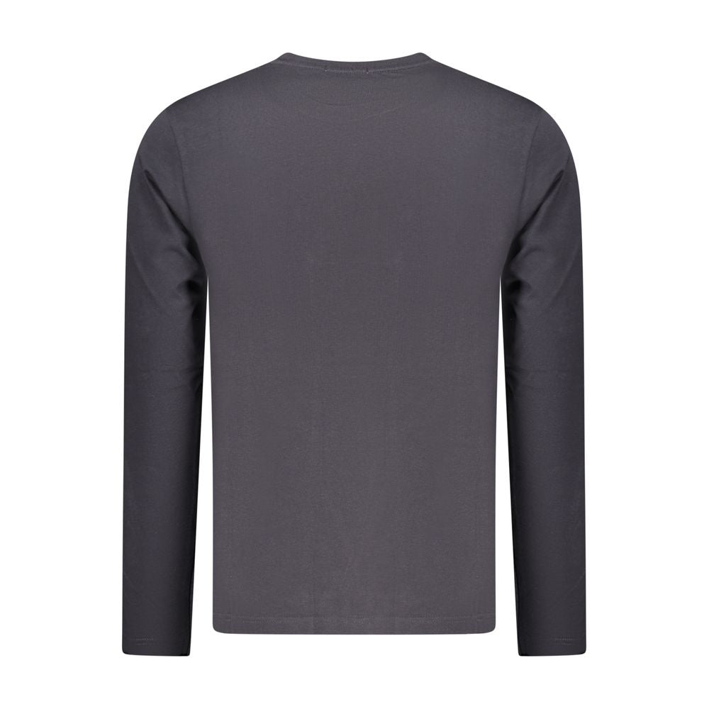 Coveri Moving Blu Baumwoll-T-Shirt für Herren