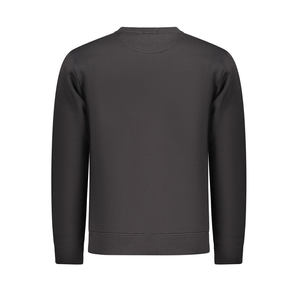 Coveri Moving Men's Black Cotton Sweater