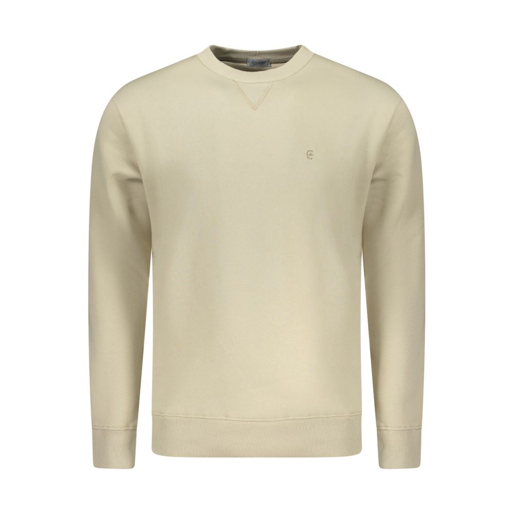 Coveri Men's Moving Beige Cotton Sweatshirt