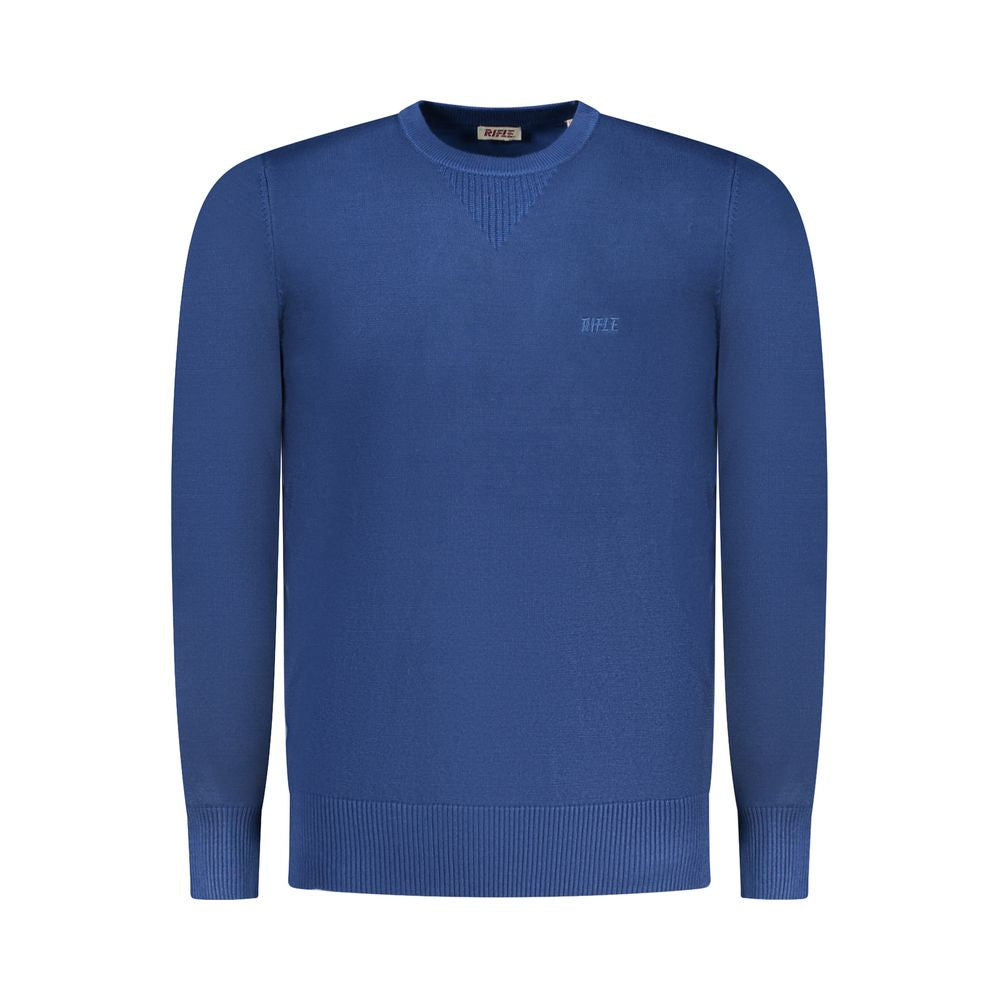 Rifle Blauer Herrenpullover aus Viskose