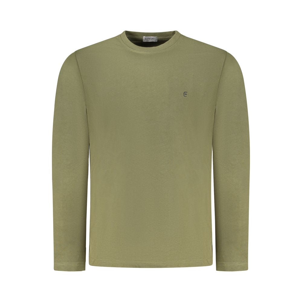 Coveri Moving "Men's Green Cotton T-Shirt"