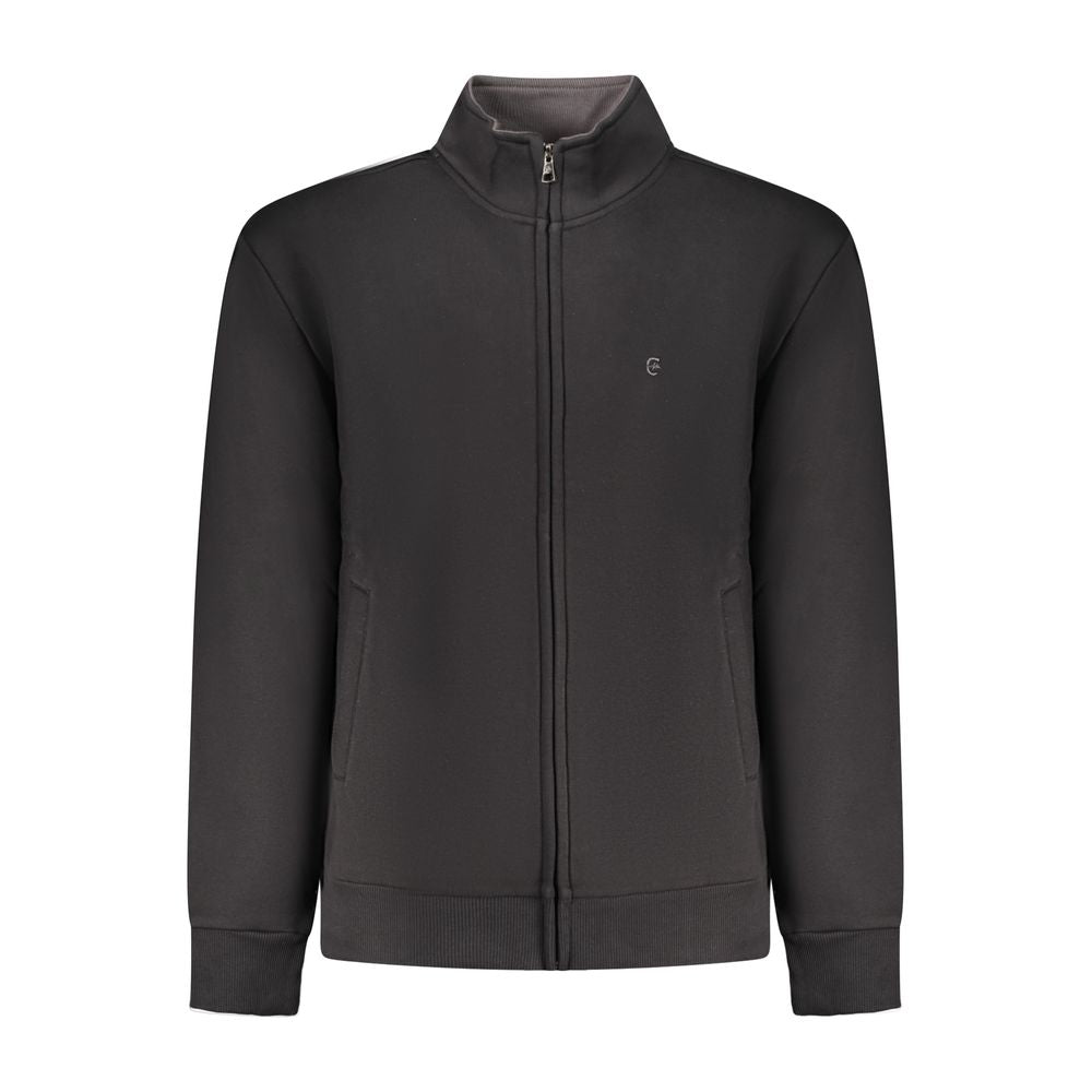 Coveri Moving Schwarzer Baumwoll-Sweatshirt für Herren
