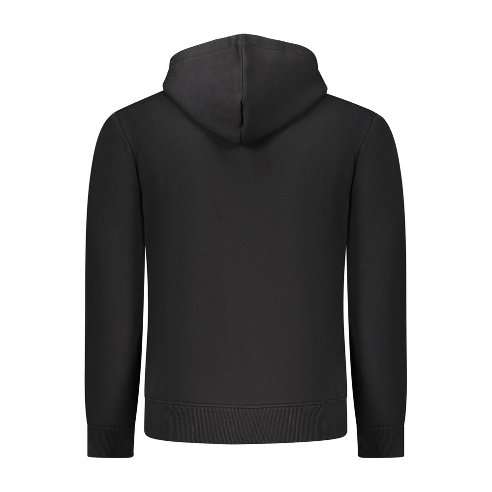 Coveri Moving Men's Black Cotton Hoodie