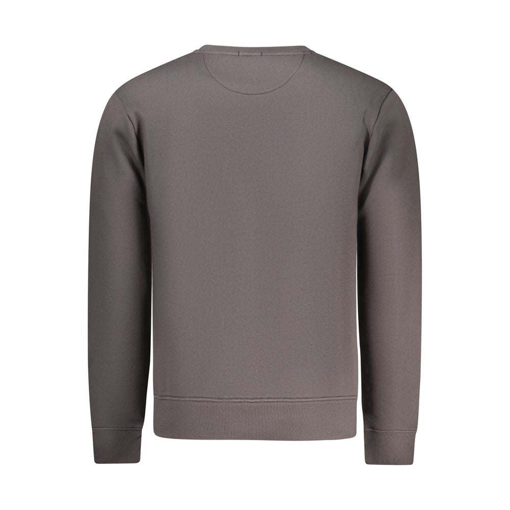 Coveri Moving Grigio Baumwoll-Sweatshirt für Herren