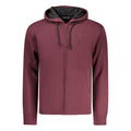Coveri Moving Men's Red Cotton Hoodie