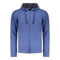 Coveri Moving Blauer Baumwoll-Kapuzenpullover für Herren