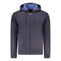 Coveri Moving Blue Men's Cotton Hoodie