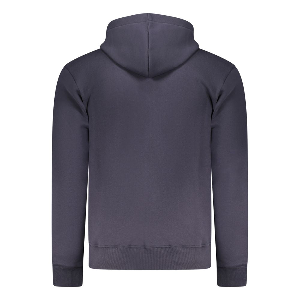 Coveri Moving Blue Men's Cotton Hoodie