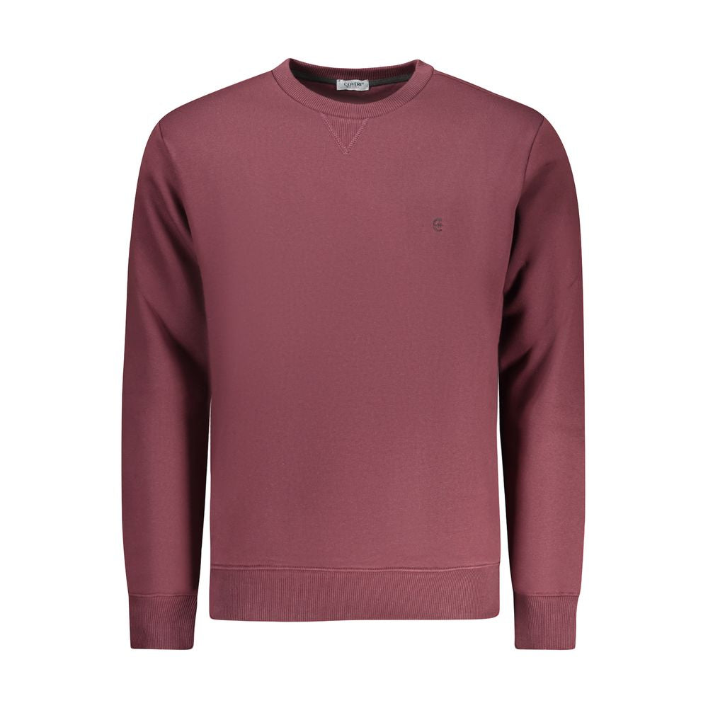 Coveri Moving Men's Red Cotton Sweatshirt