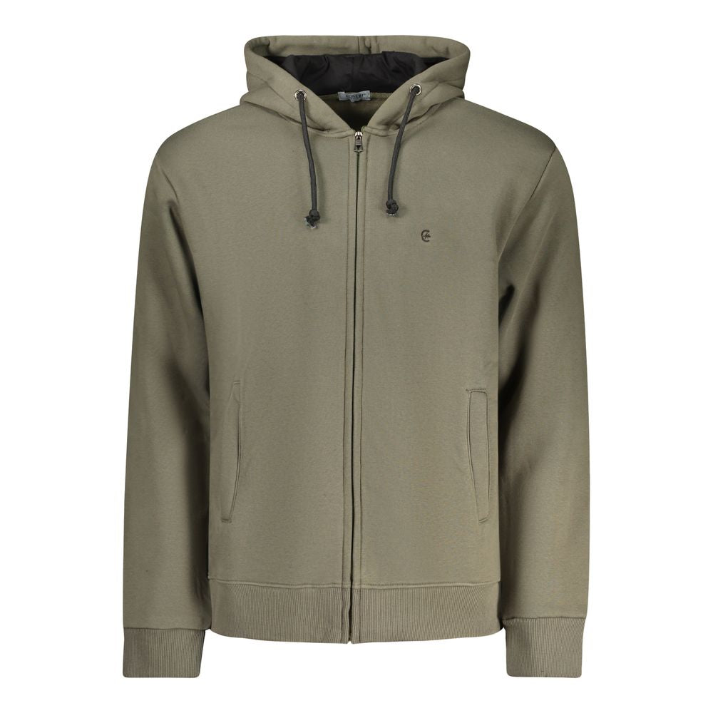 Coveri Moving Green Cotton Men's Sweatshirt