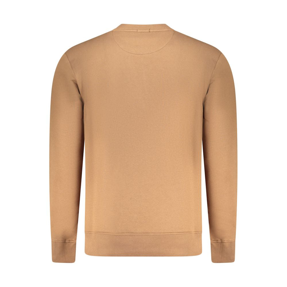 Coveri Moving Men's Brown Cotton Sweatshirt