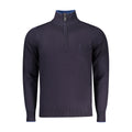 Coveri Moving Blauer Herrenpullover aus Viskose