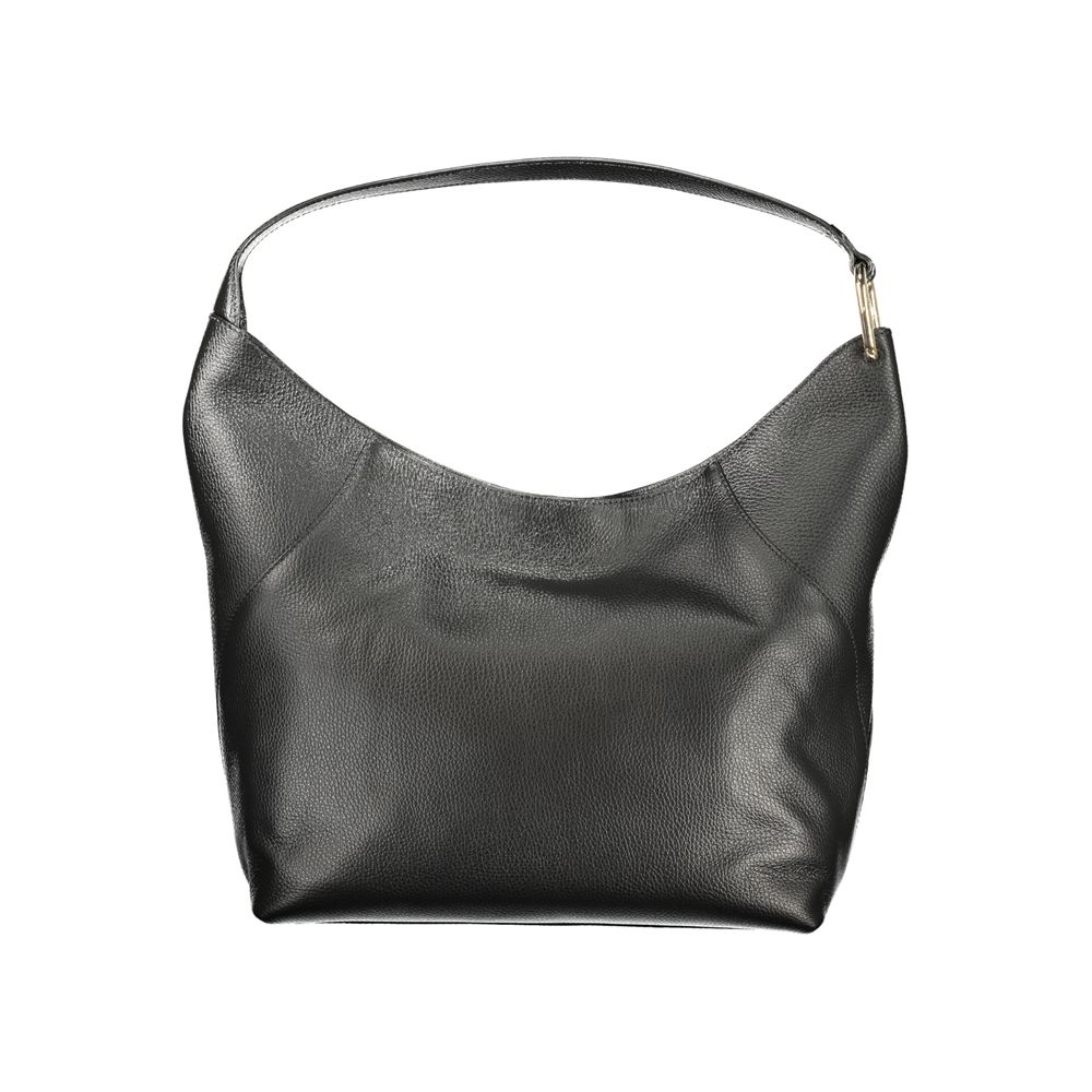 Furla Lara Women's Black Leather Shoulder Bag