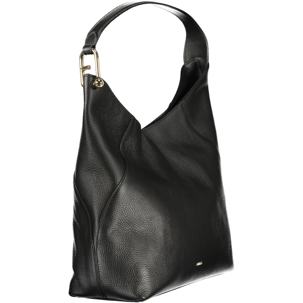 Furla Lara Women's Black Leather Shoulder Bag