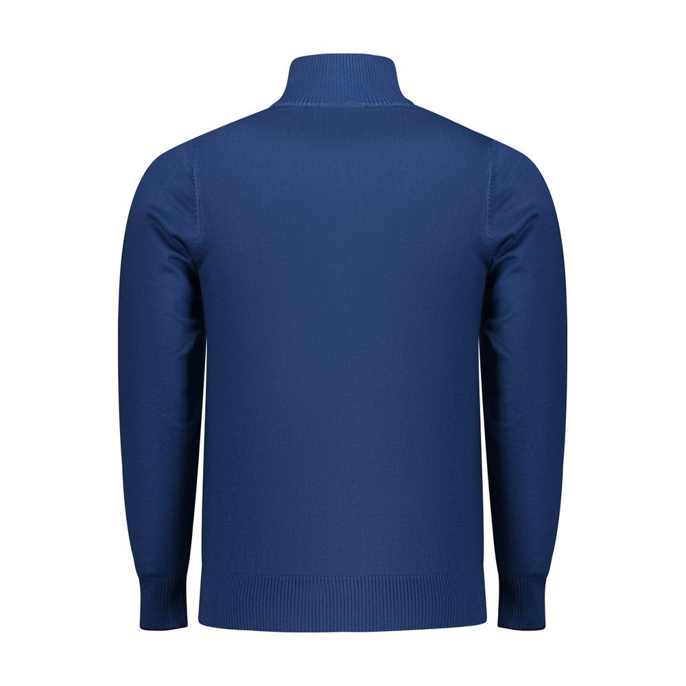 Coveri Moving Blauer Herrenpullover aus Viskose